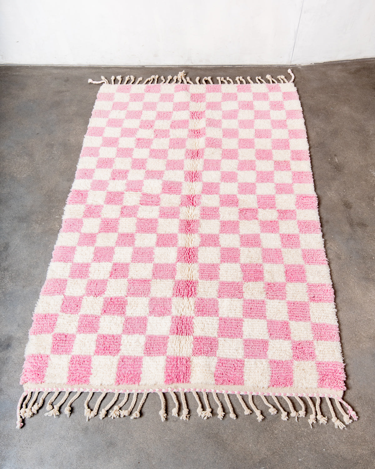 odern, designer, handcrafted Berber rug from Morocco. Beniourain carpet with beautiful colours and patterns and fluffy wool texture.